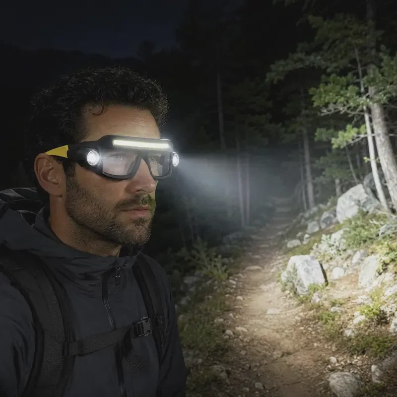 Rechargeable LED Headlamp Glasses