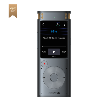 iFLYTEK Smart Recorder, Support Offline Voice Transcription in Real Time