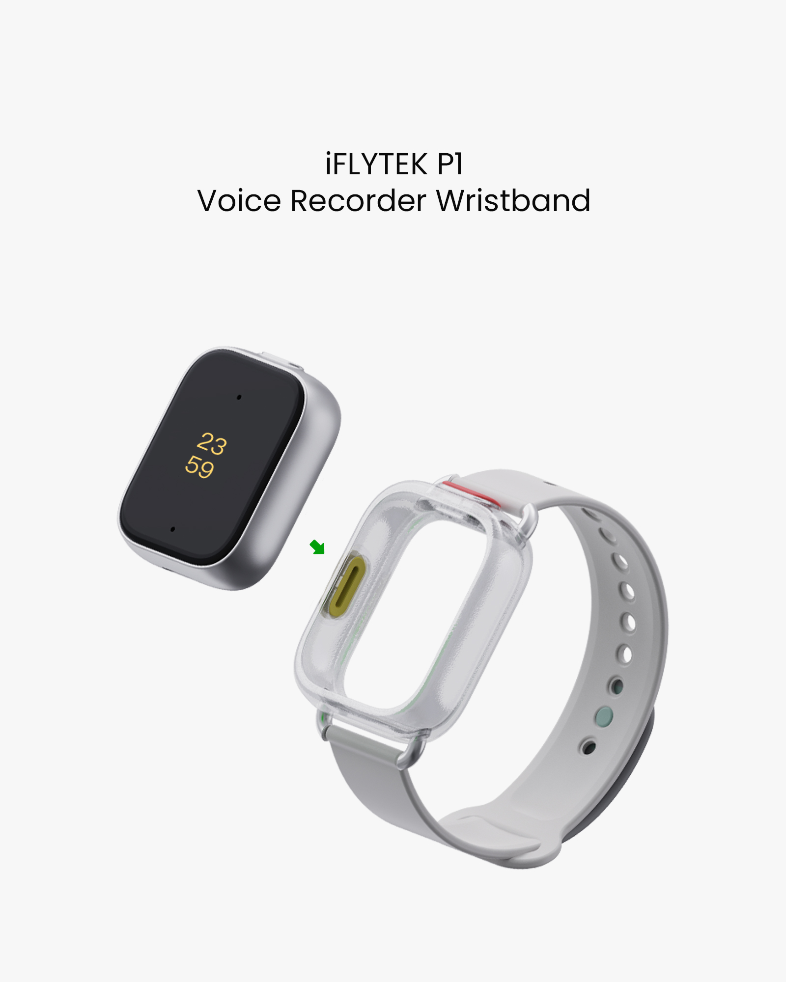iFLYTEK AI Recorder P1 Wristband