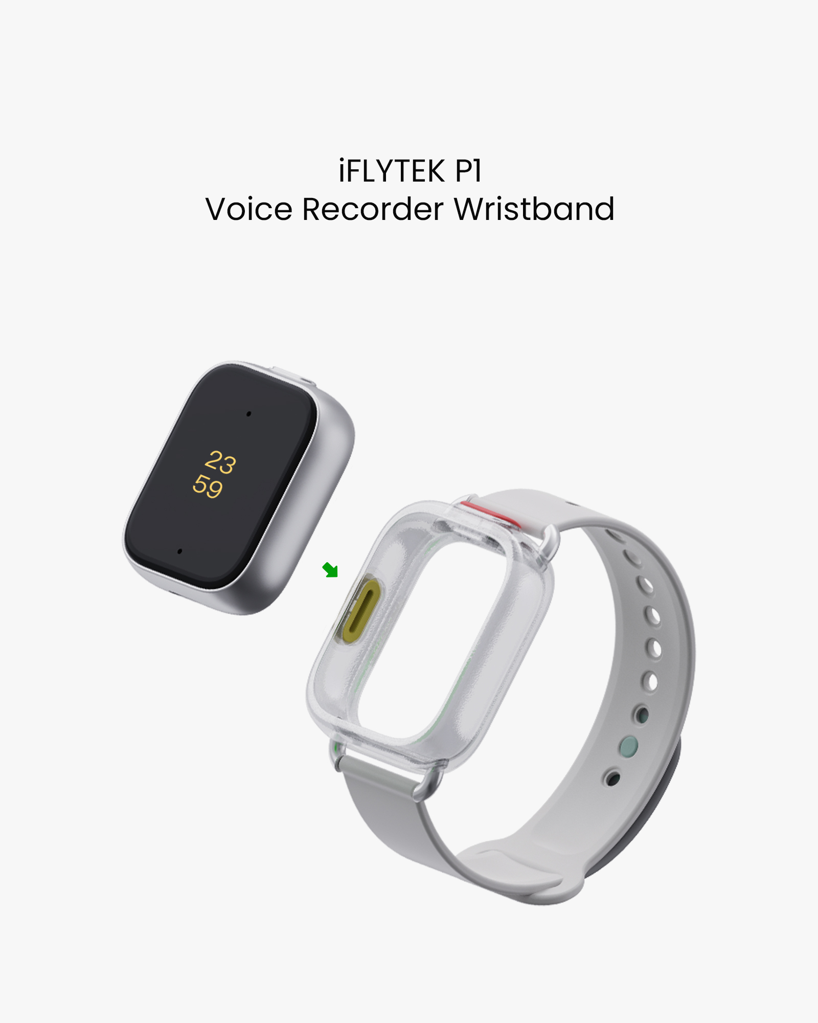 iFLYTEK AI Recorder P1 Wristband