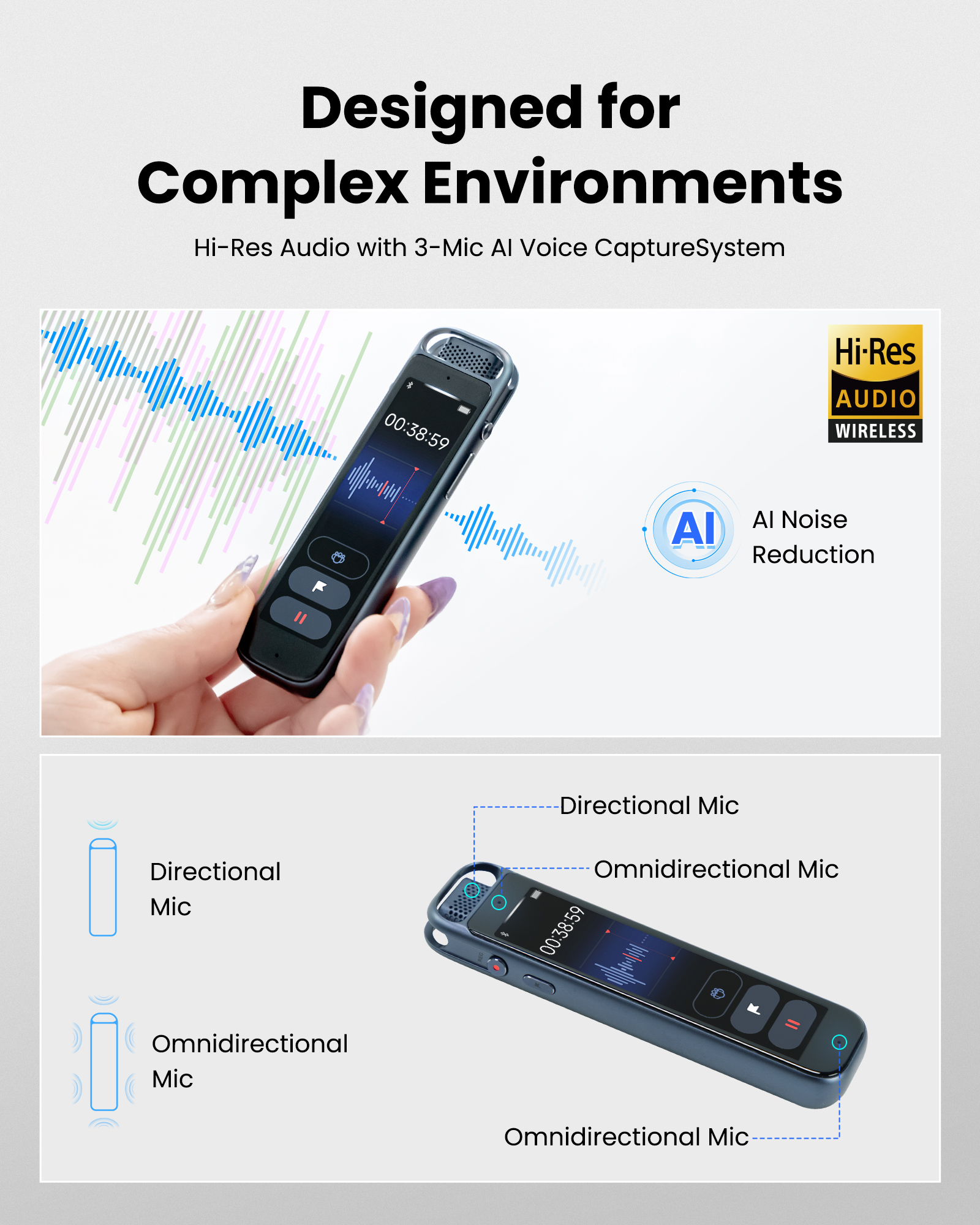iFLYTEK AI Recorder P1 Pro