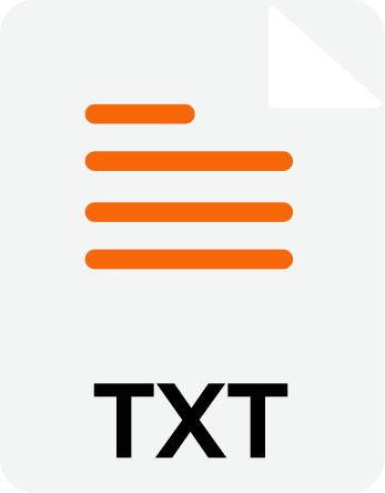 TXT document icon for digital notebook files
