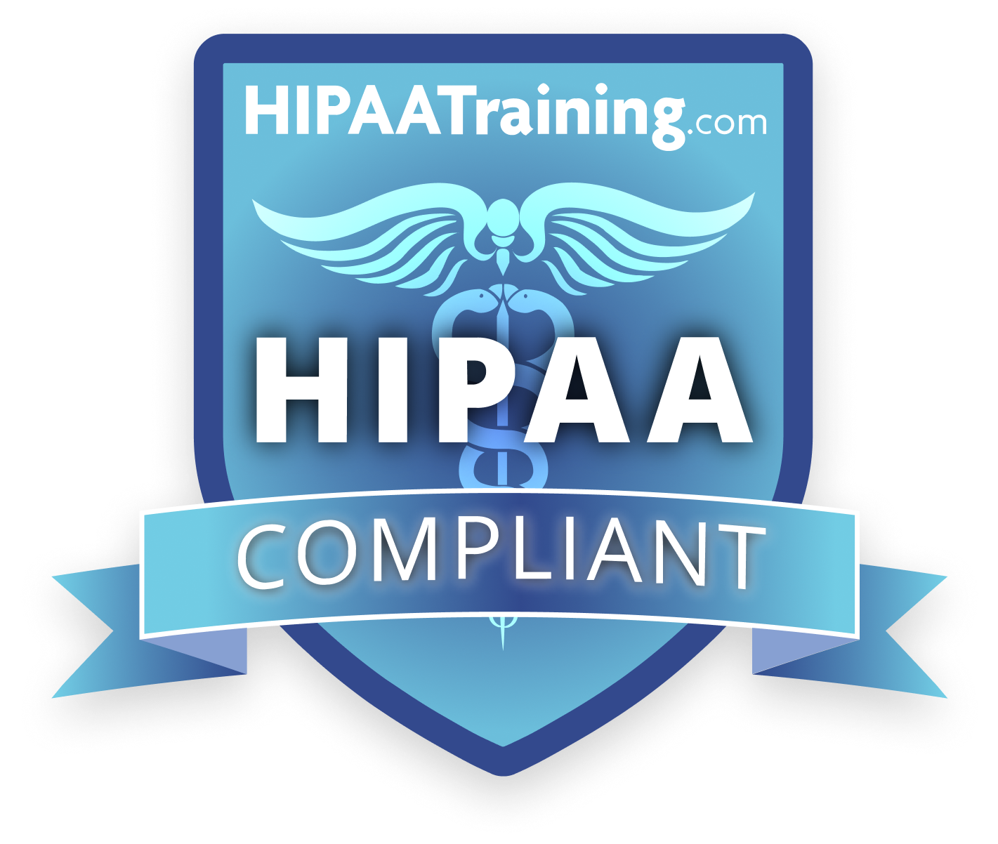 HIPAA compliant certification badge
