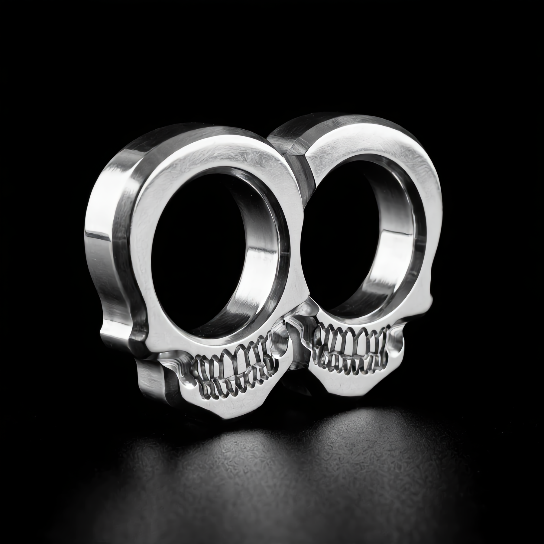 Double Intimidation Double-Ring Finger Sleeve