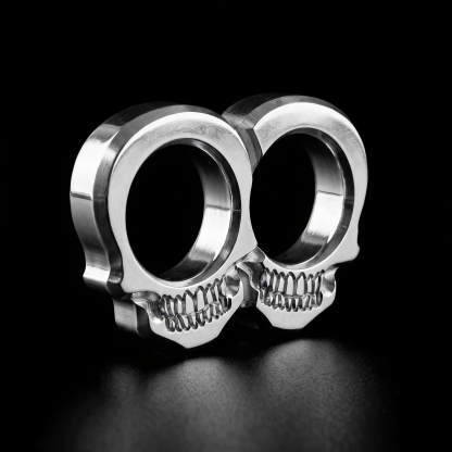 Double Intimidation Double-Ring Finger Sleeve