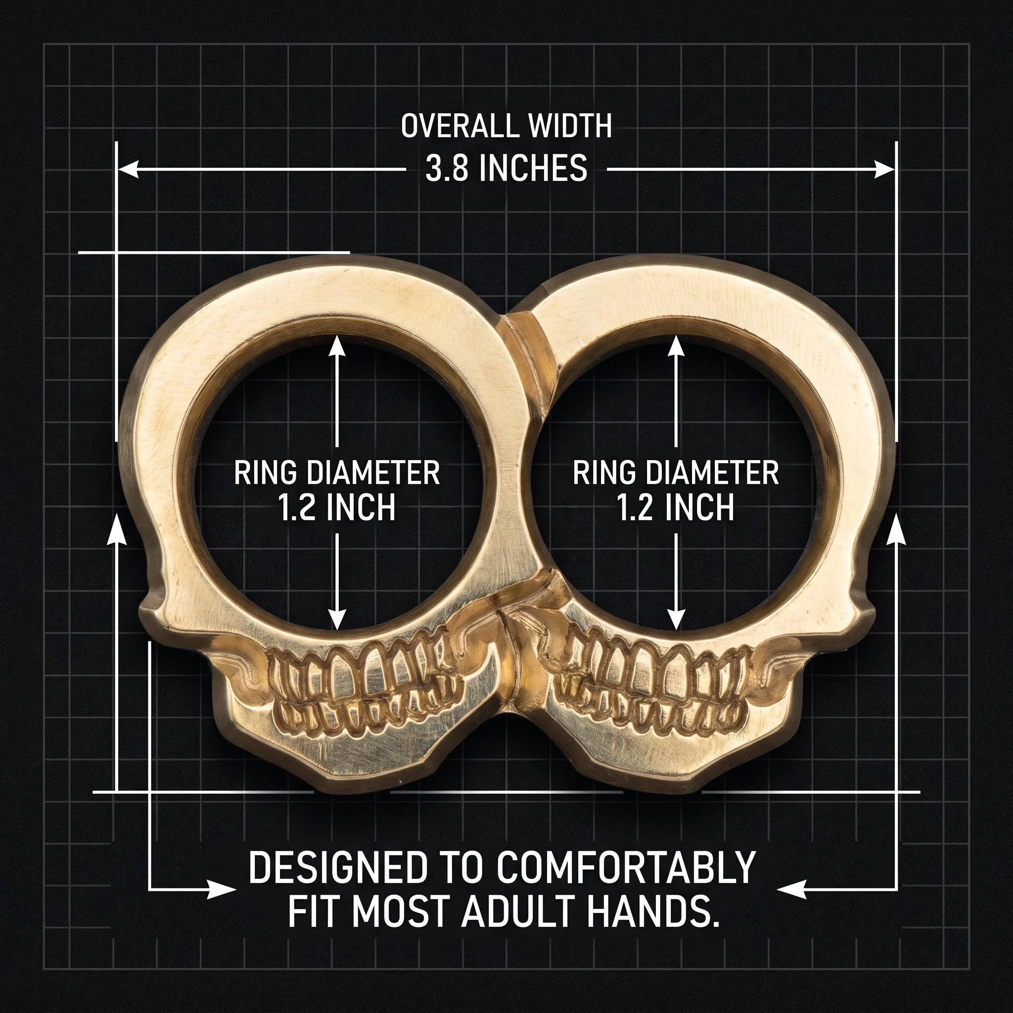 Double Intimidation Double-Ring Finger Sleeve