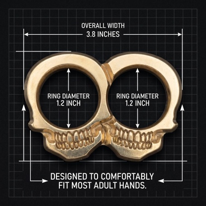 Double Intimidation Double-Ring Finger Sleeve
