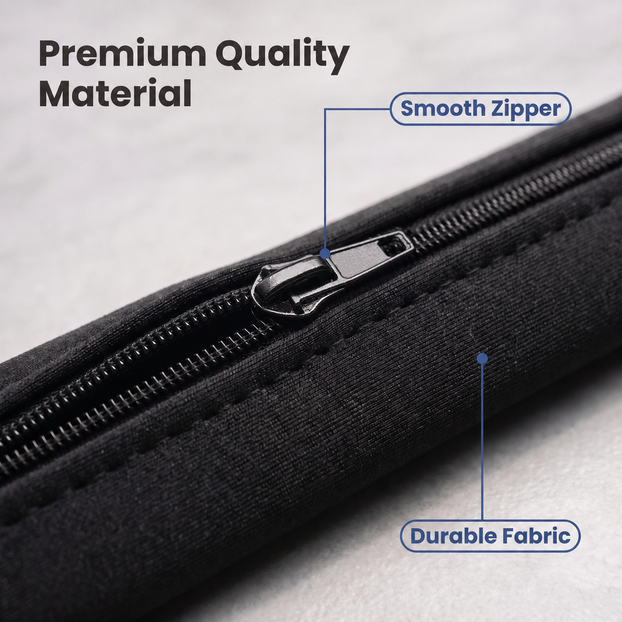 MQHOOB 4Pack Zipper Cable Sleeve,20in Cord Organizer and Cable Protector for Desk, Computer, TV Flexible Wrap Cover Wire Hider System
