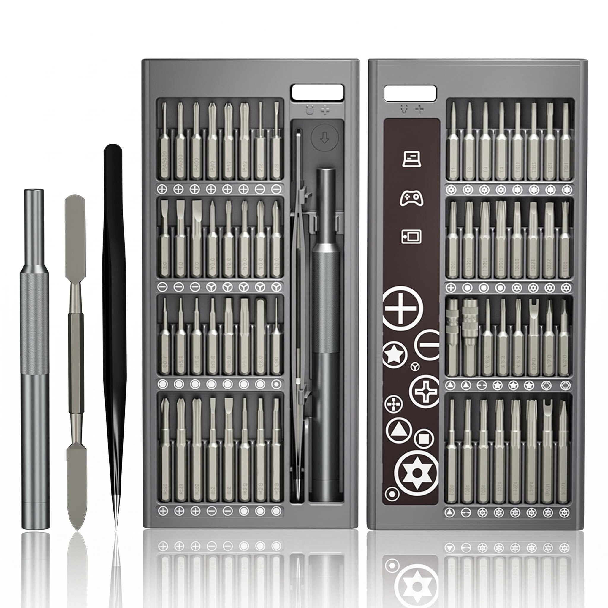 MQHOOB 68‑in‑1 Precision Screwdriver Set, Mini Manual Repair Screwdriver Kit with Magnetic Bits, for Phone, Camera, Laptop, Game Console & Electronics