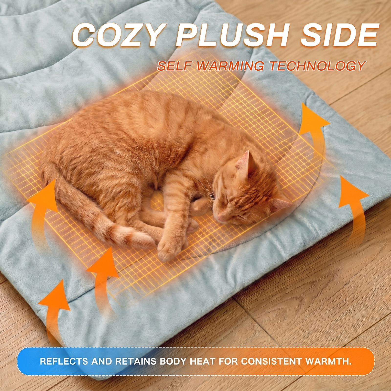 MQAAUP 2-in-1 Pet Cooling Mat for Large Dog , 36*23in Breathable Summer Washable Cold Pet Blanket, Soft Durable Self Cooling Dog Mat for Hot Weather