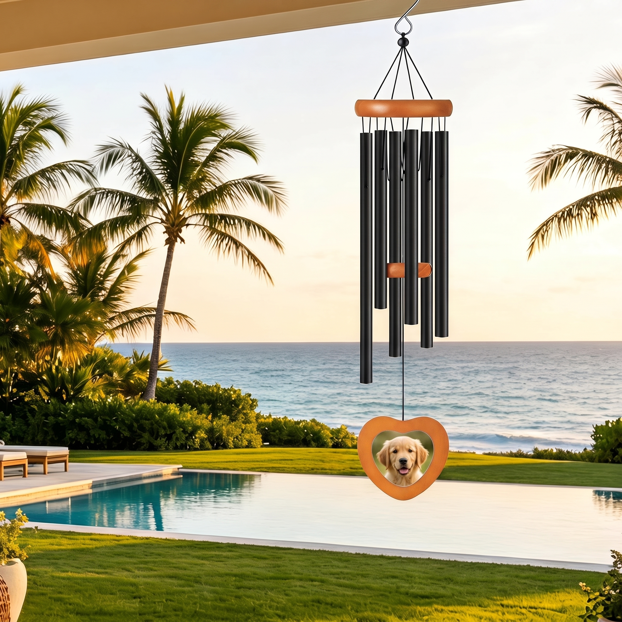 MQAAUP Dog Memorial Gifts, 24-inch Pet Memorial Wind Chime, Condolence Gift for the Loss of a Beloved Dog, Pet Memorial and Remembrance Gifts, Keepsakes to Honor a Loved One