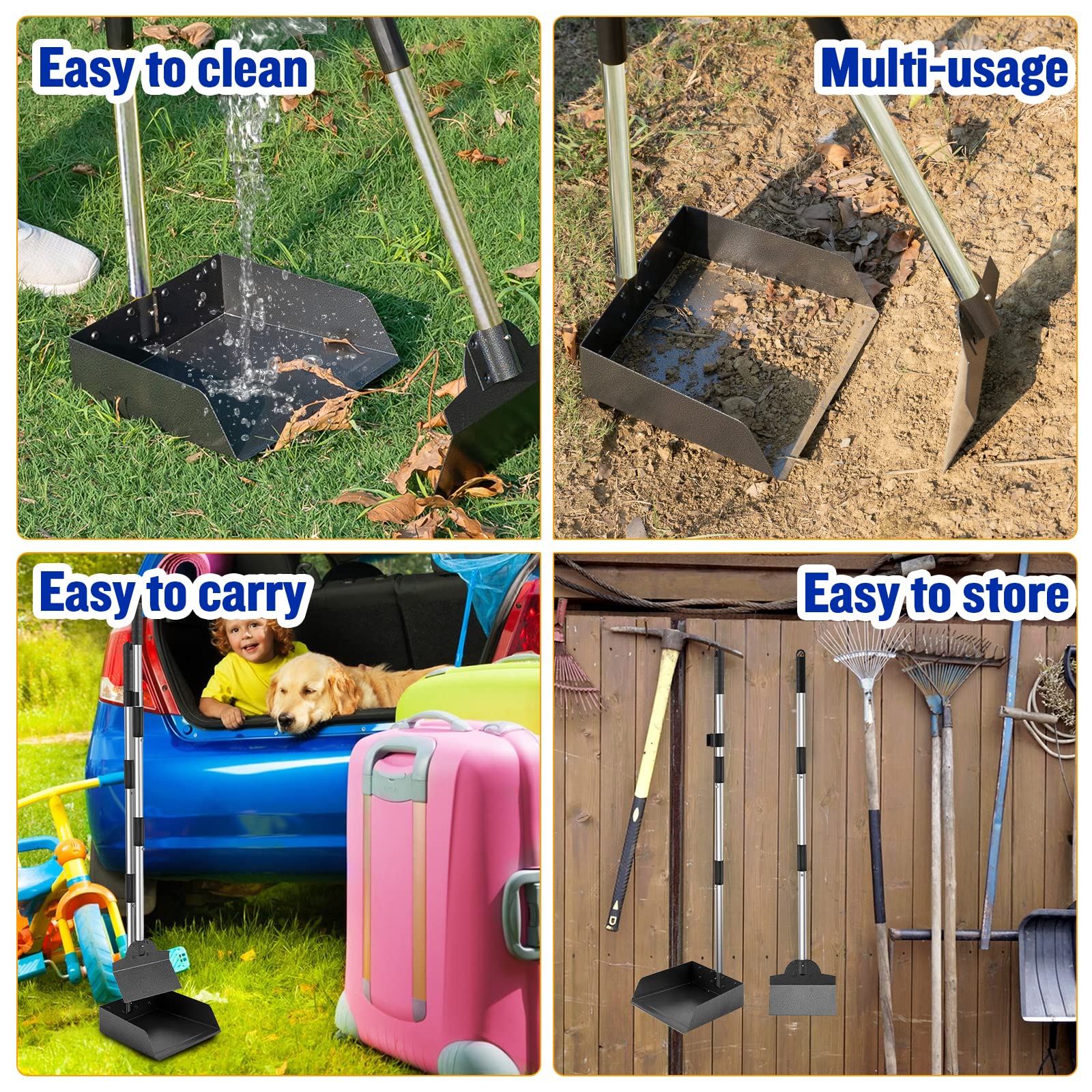 Tired of scattered wasted hay, anxious horses and flimsy easily broken cheap hay bags? MQAAUP 2-pack slow feed hay bags solve all your feeding troubles for equine and small livestock! Our hay feeder bag is crafted from premium thick 600D waterproof oxford