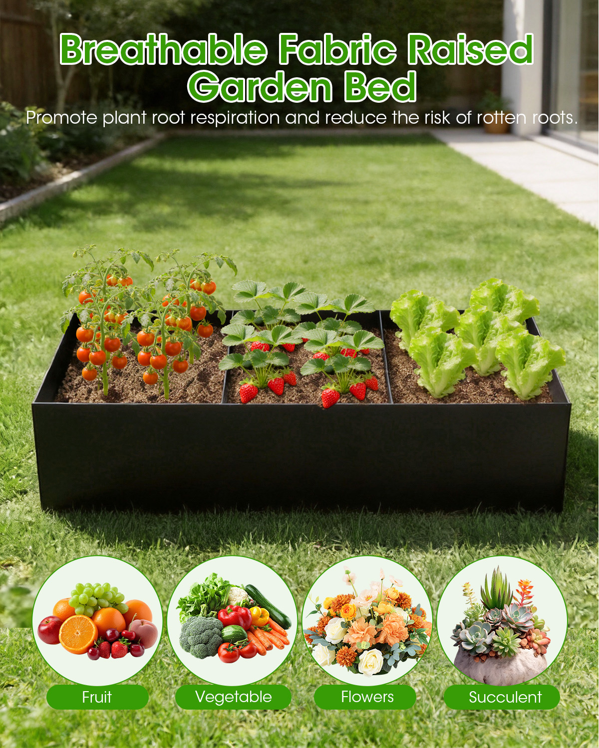 50"x64" Cucumber Trellis with for Climbing Plants, Garden Trellis with Grow Bags, Metal Plant Trellis with Garden Netting for Vegetables Flowers Fruits (U-4 Arches)