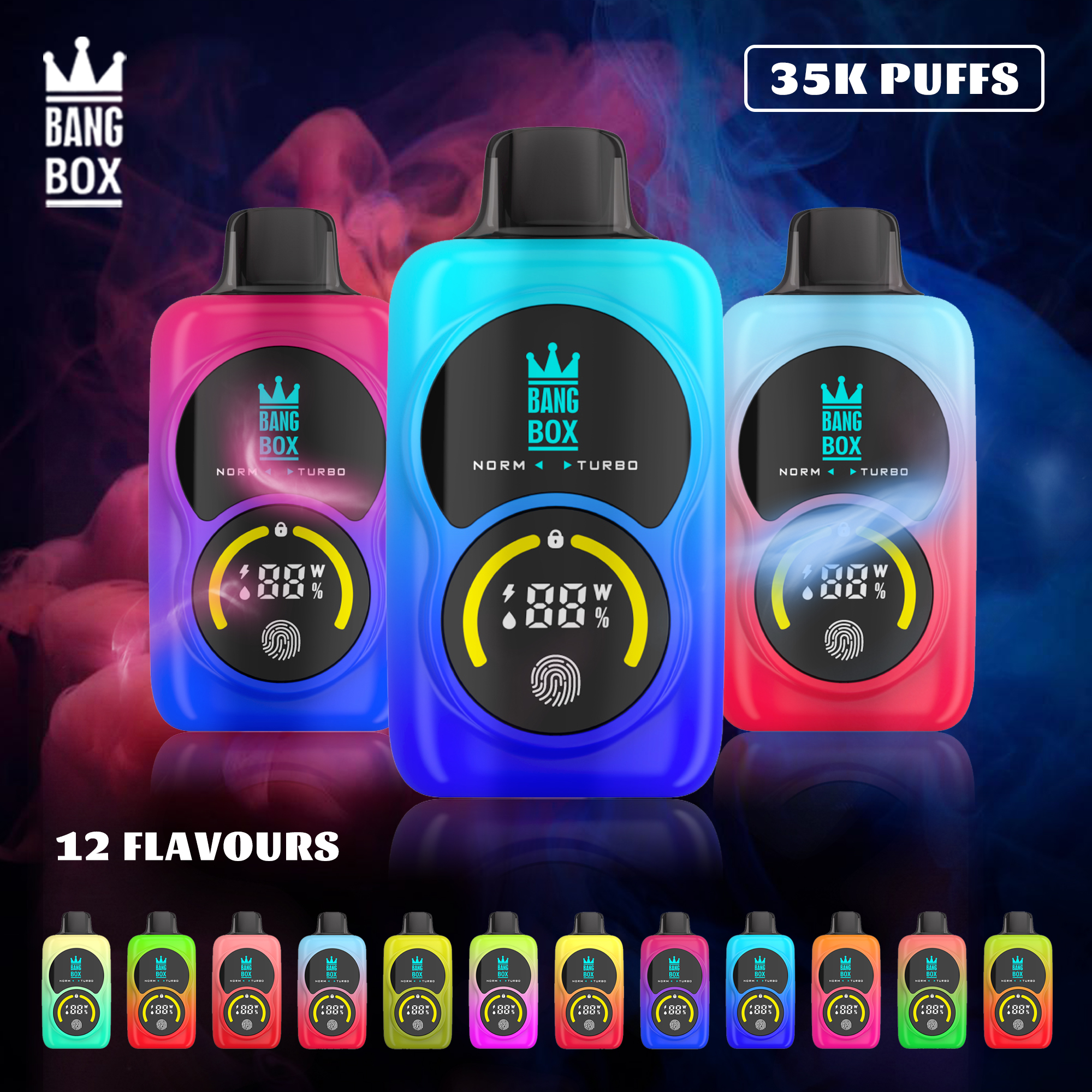 💎5 db-os BANG BOX 35000 Puffs 2 in1 Flavor Disposable Vape ¨C Titokdoboz ¨¢rzuhan¨¢s!