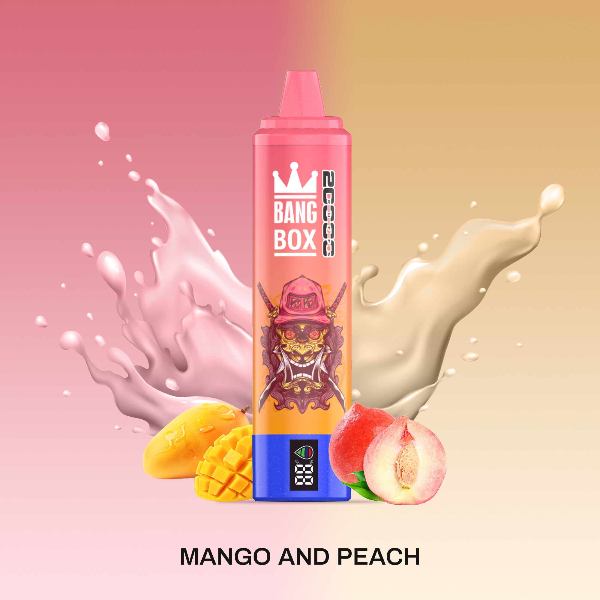 BANG BOX 20000 Puffs Double Flavor Disposable Vape - Mango Peach