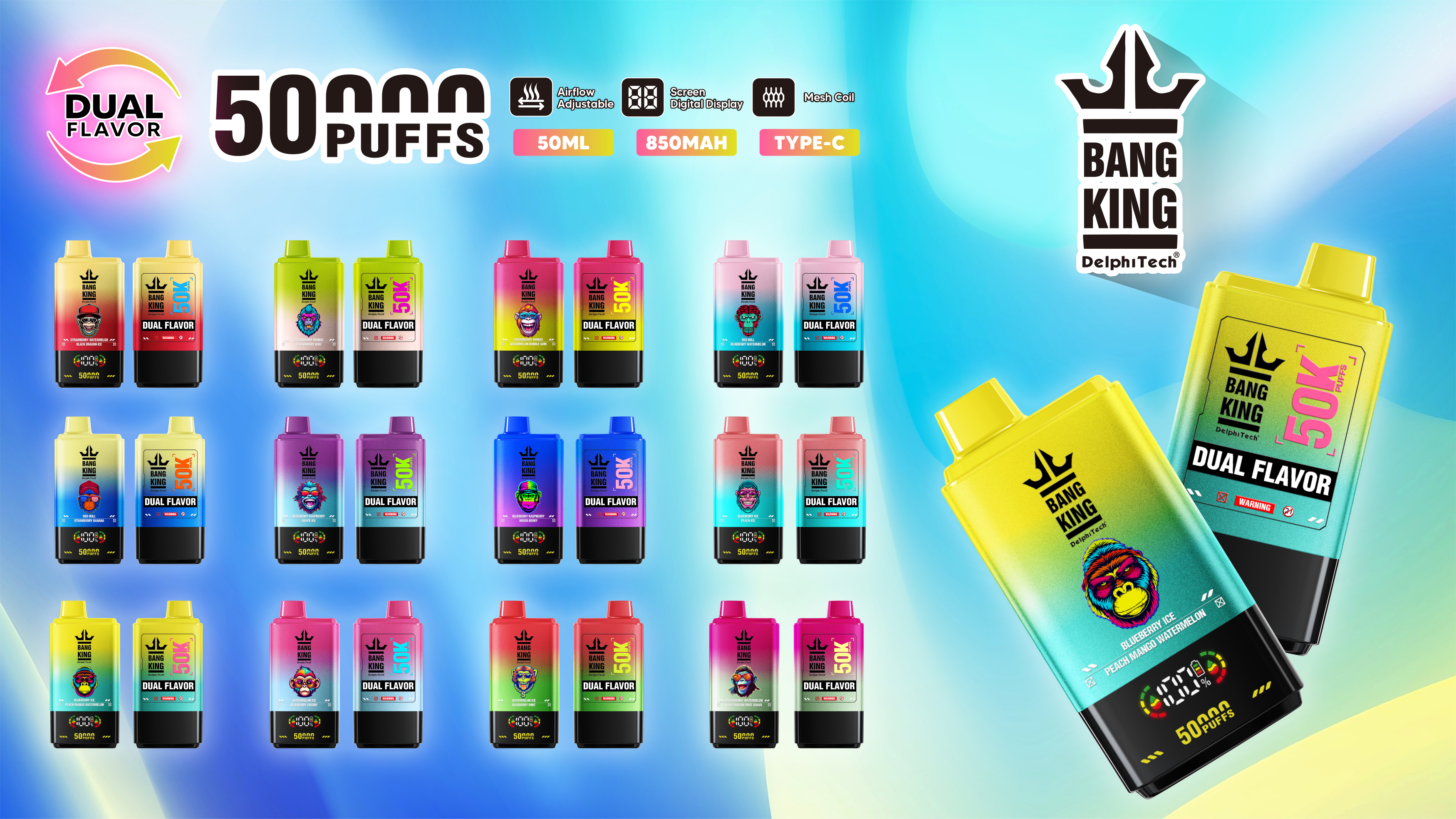 BANG KING 50000 Puffs Disposable Vape