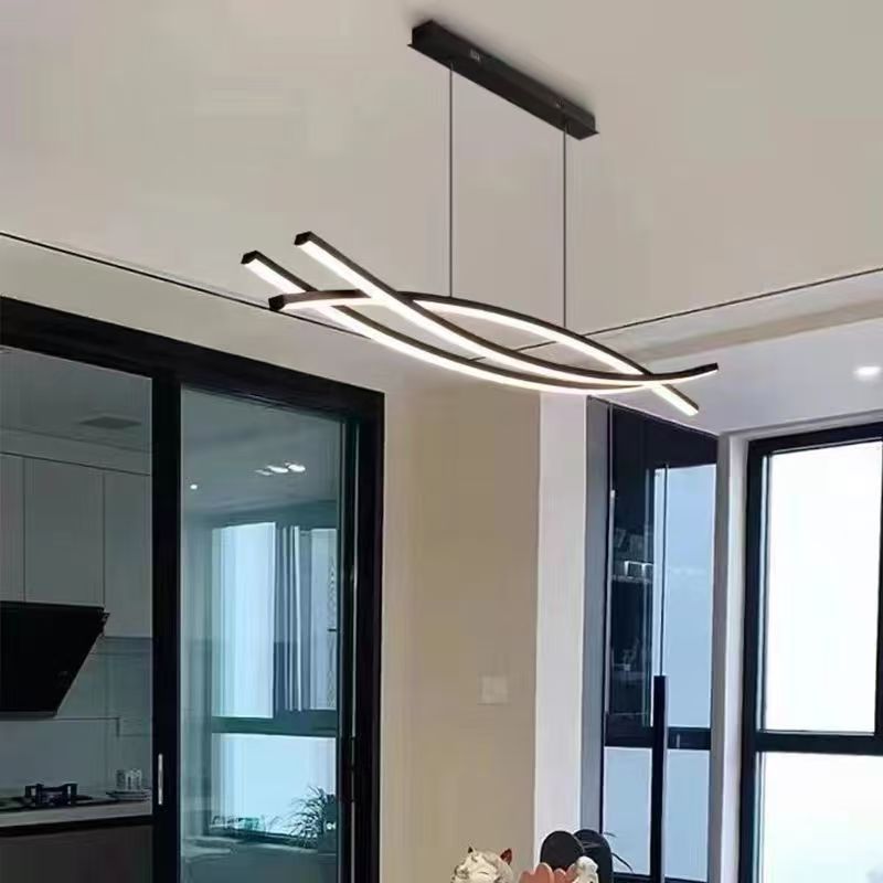 47.5-Inch 3-Light Polygonal Kitchen Island Pendant Light with Adjustable Hanging Length and 3 Colour Temperatures