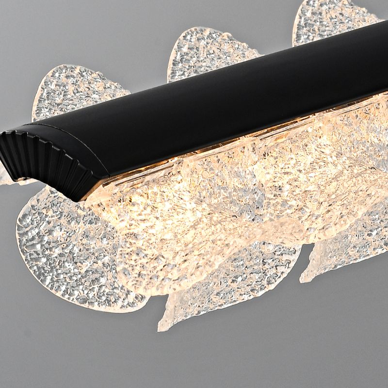 59-Inch 2-Light Polygonal Pendant Light with Adjustable Hanging Length and 3 Colour Temperatures