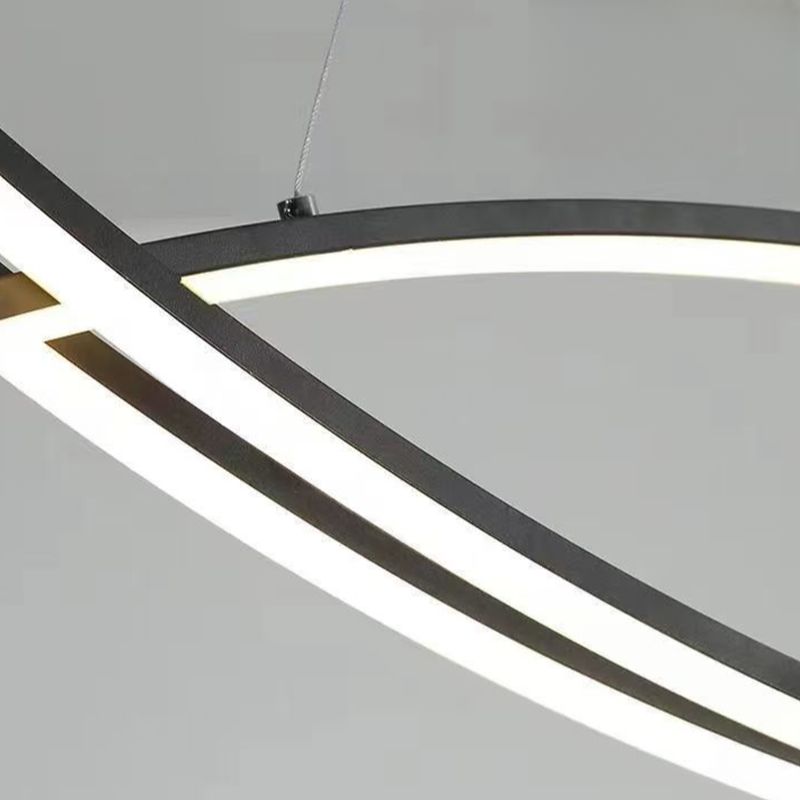 47.5-Inch 3-Light Polygonal Kitchen Island Pendant Light with Adjustable Hanging Length and 3 Colour Temperatures