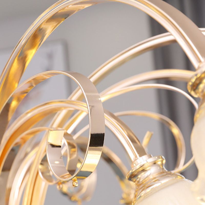 11-Light 4-Tier Chandelier with Adjustable Height