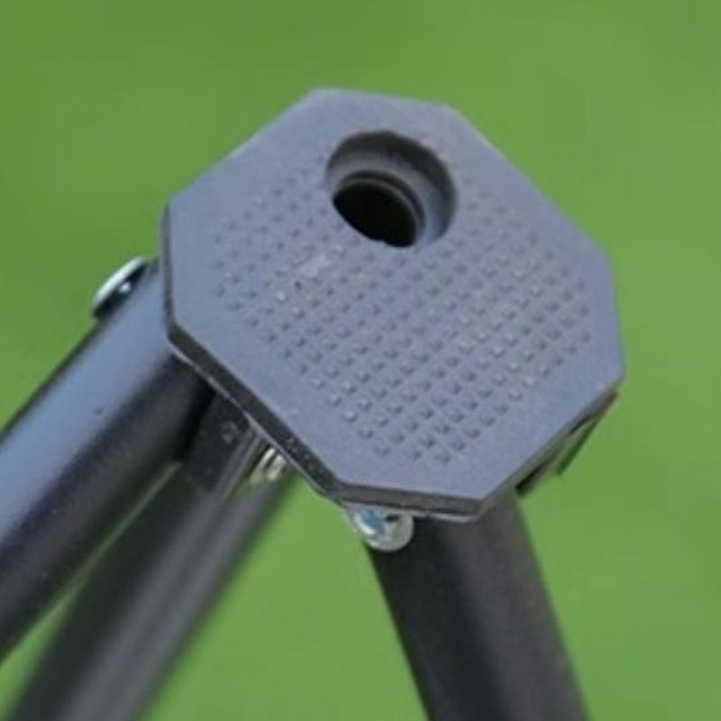 Black Steel Folding Patio Side Chair