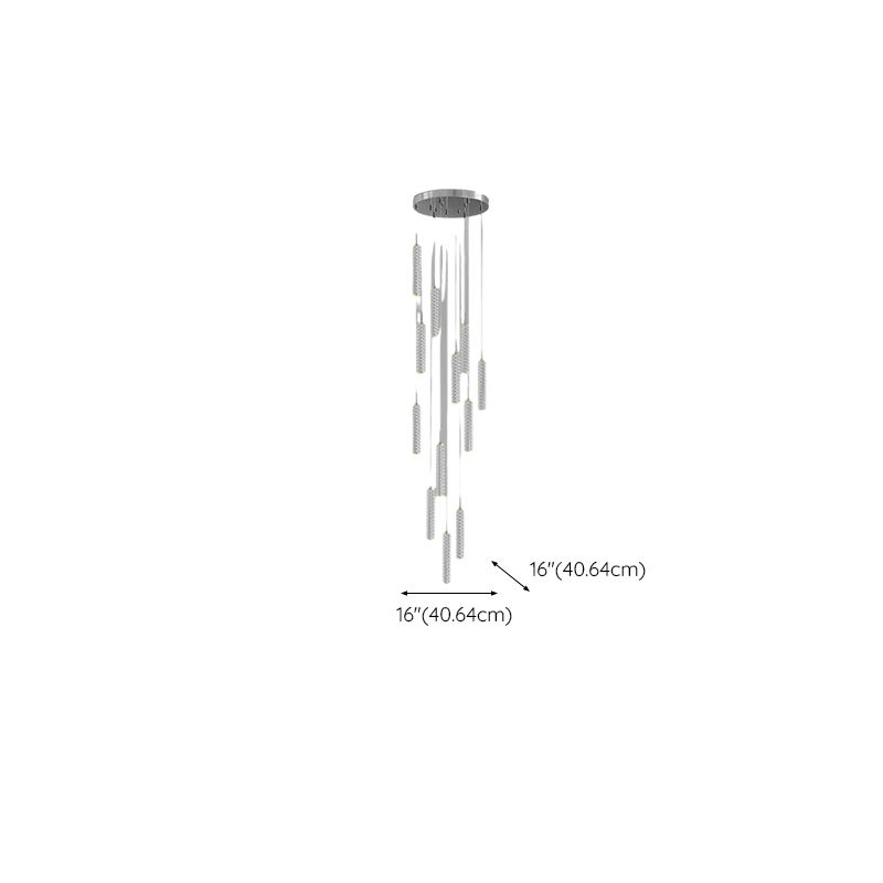 Translucent LED Ceiling Light with Geometric Shade and 3-Level Dimming