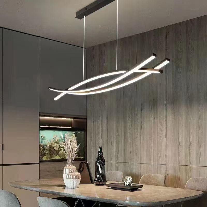 47.5-Inch 3-Light Polygonal Kitchen Island Pendant Light with Adjustable Hanging Length and 3 Colour Temperatures
