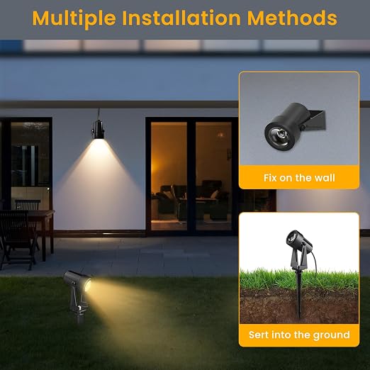 10 Pack 32M/105FT Garden Lights Mains Powered with Adapter [Energy Class F]