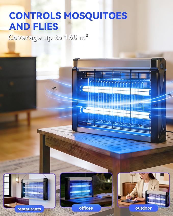 Fly Zapper Electric Indoor: 3500V High-Voltage Insect Killer