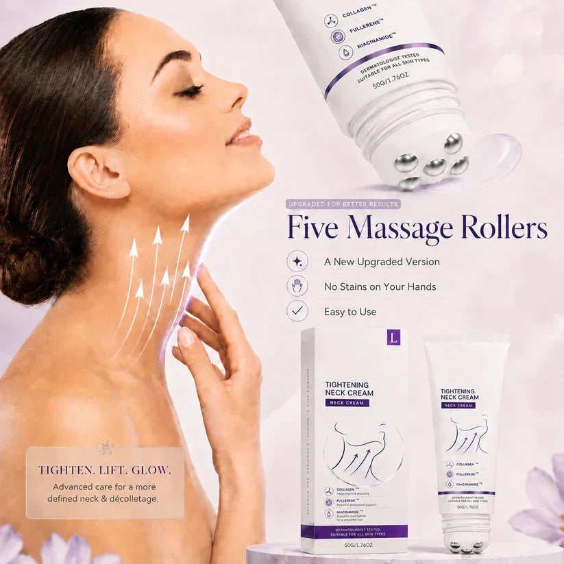 ✨Instant Neck Lift Cream — ✨ Infused with Retinol & Hyaluronic Acid | Firms the Neck, Reduces Wrinkles & Double Chin