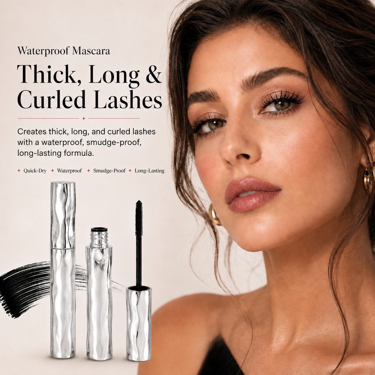 💜Waterproof Curling Lengthening Mascara