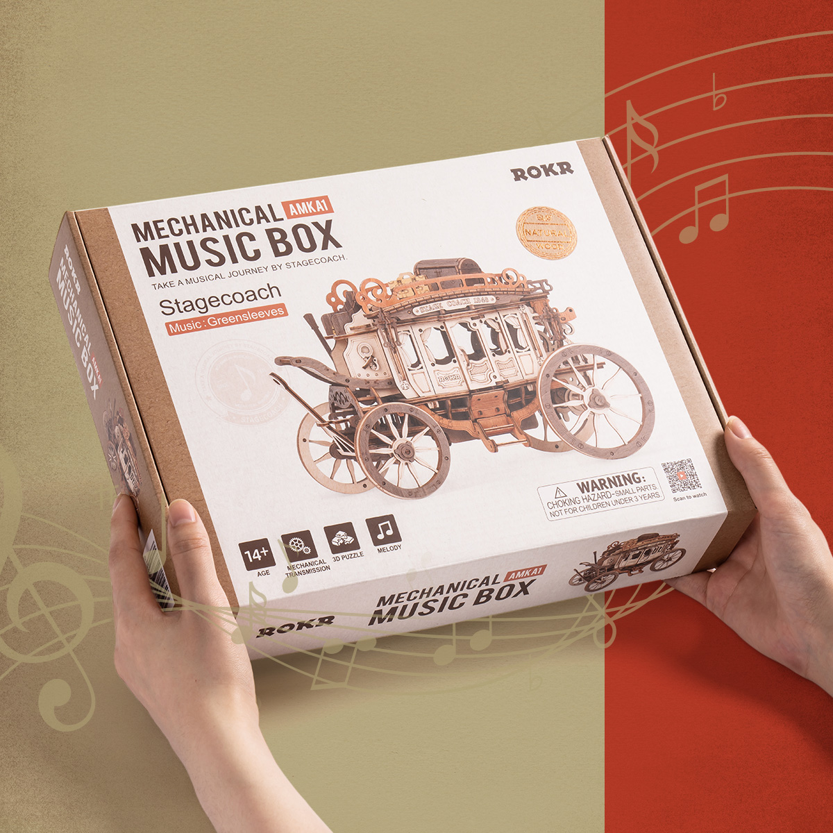 Verpackung der ROKR Stagecoach AMKA1