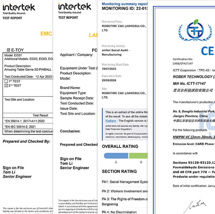 Qualitätsprüfung der ROKR-Modellbausätze