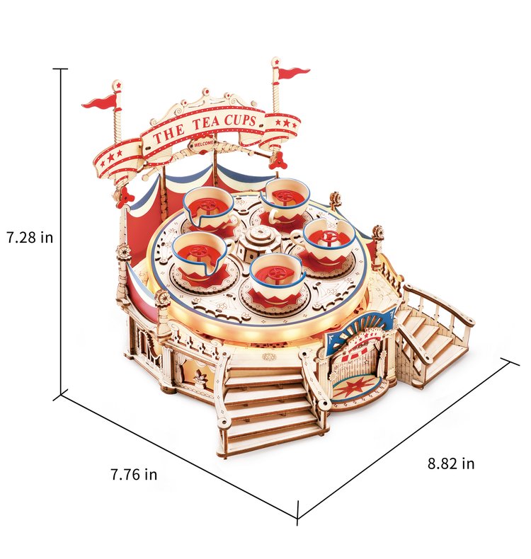 Tilt-A-Whirl EA04 afmetingen