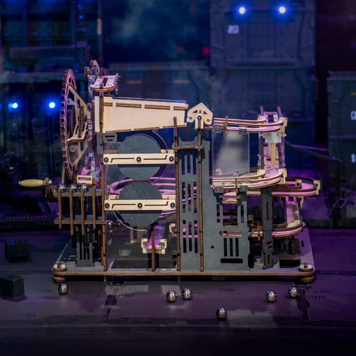 Marble Night City LGA01 knikkerbaantoren met verlichting