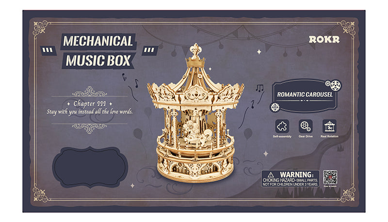 Caja del producto con ilustración del carrusel — AMK62