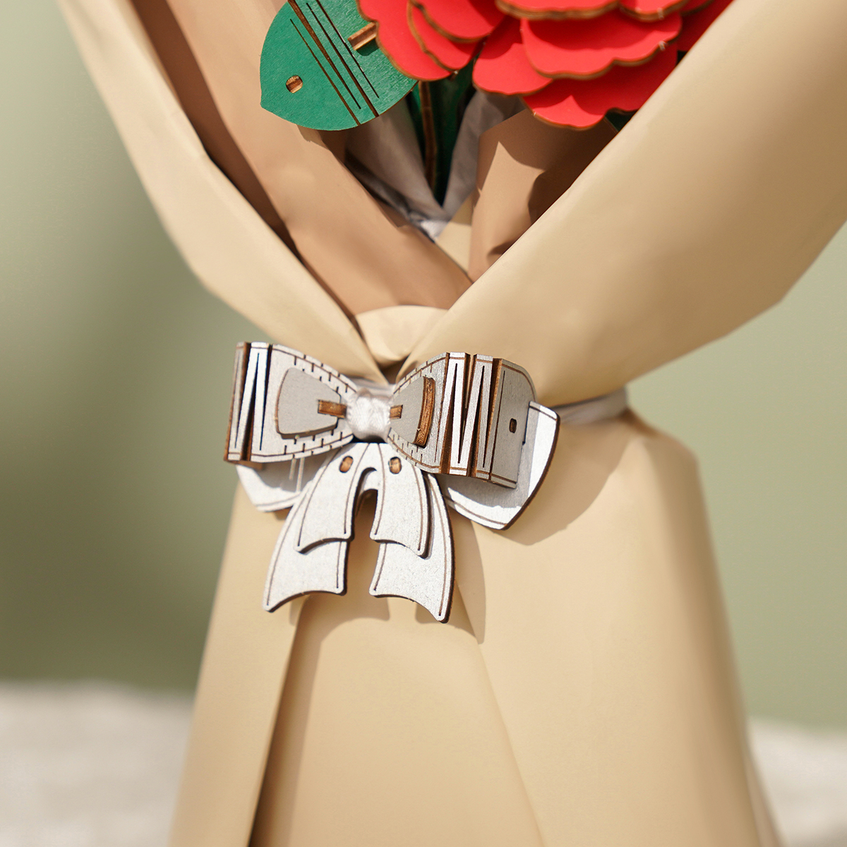 Detalle del lazo decorativo del ramo — TW01H