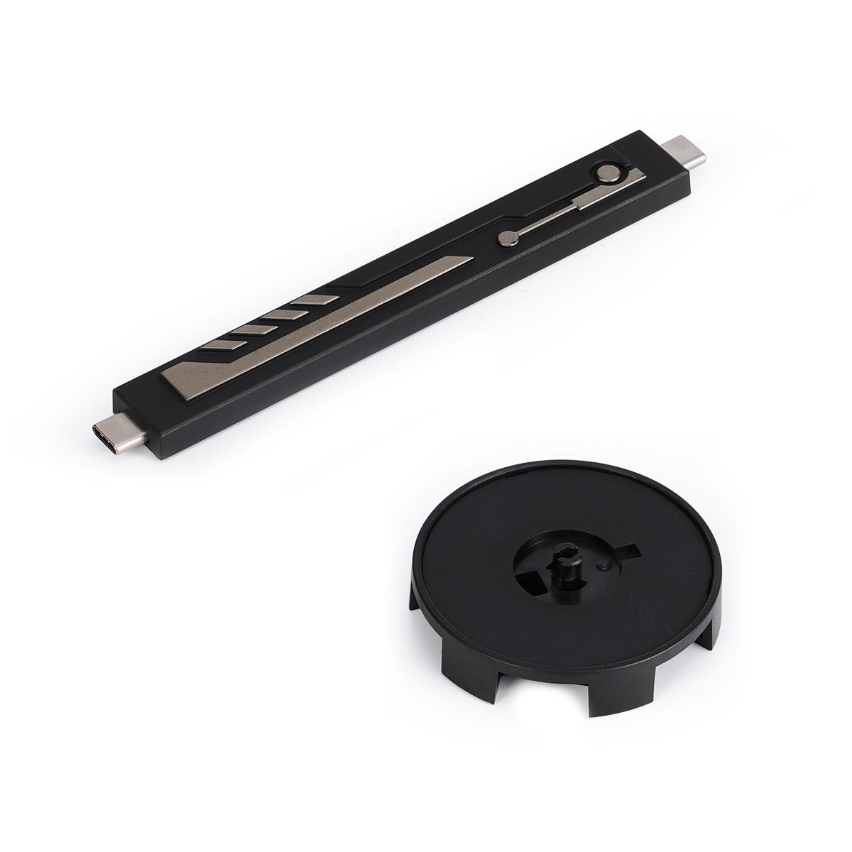 Accesorio conector eléctrico con raíl y base — CG0X
