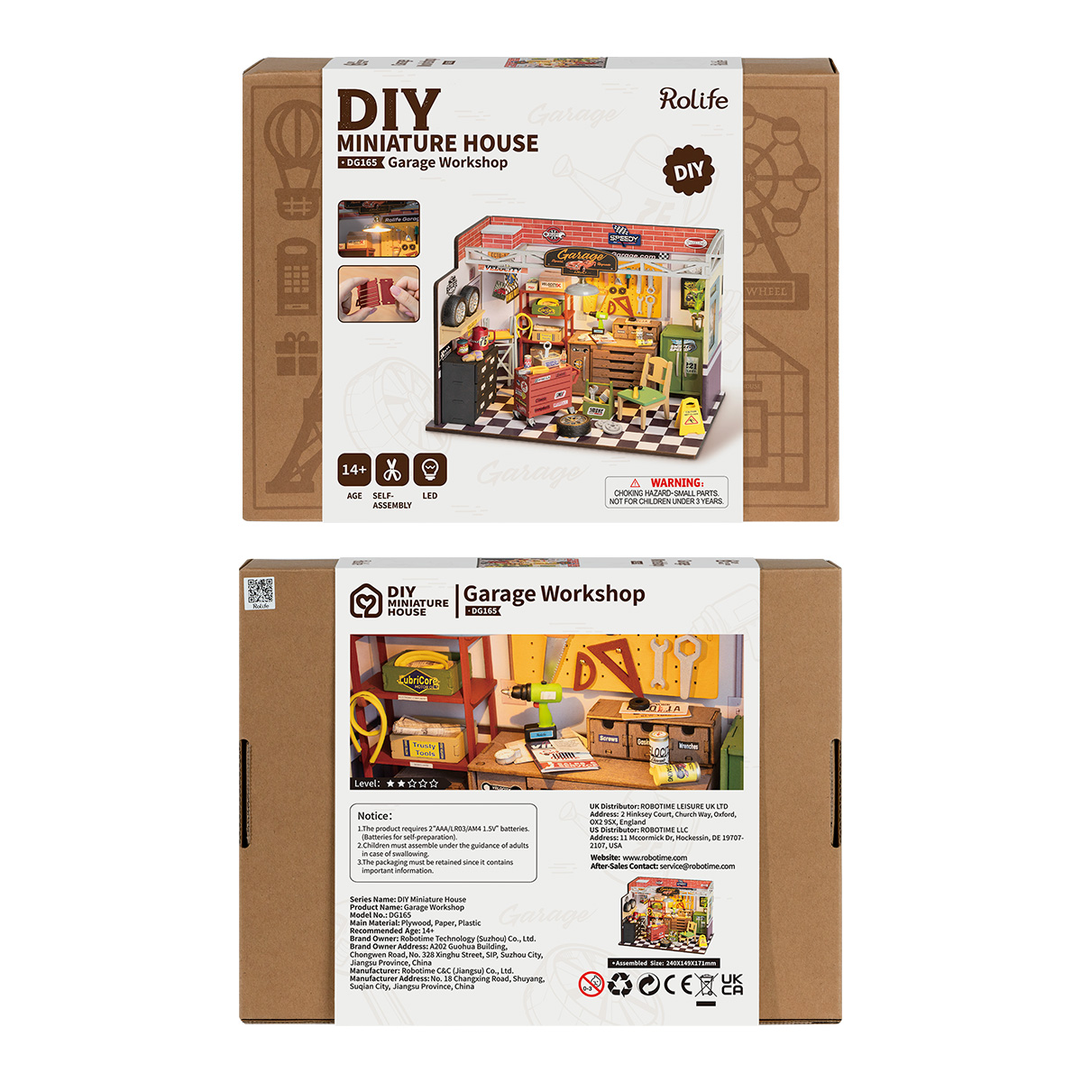 Kit maison miniature Rolife DIY - Garage Atelier DG165 galerie image 8