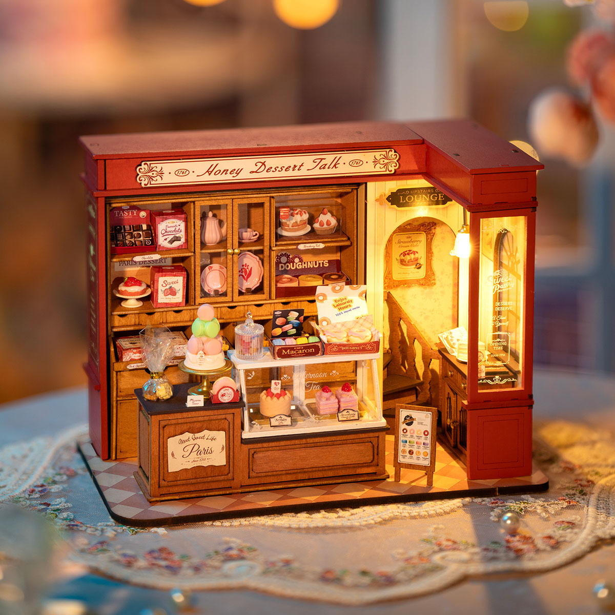 Maison miniature à faire soi-même Rolife - Honey Dessert Talk DG168 vue détaillée