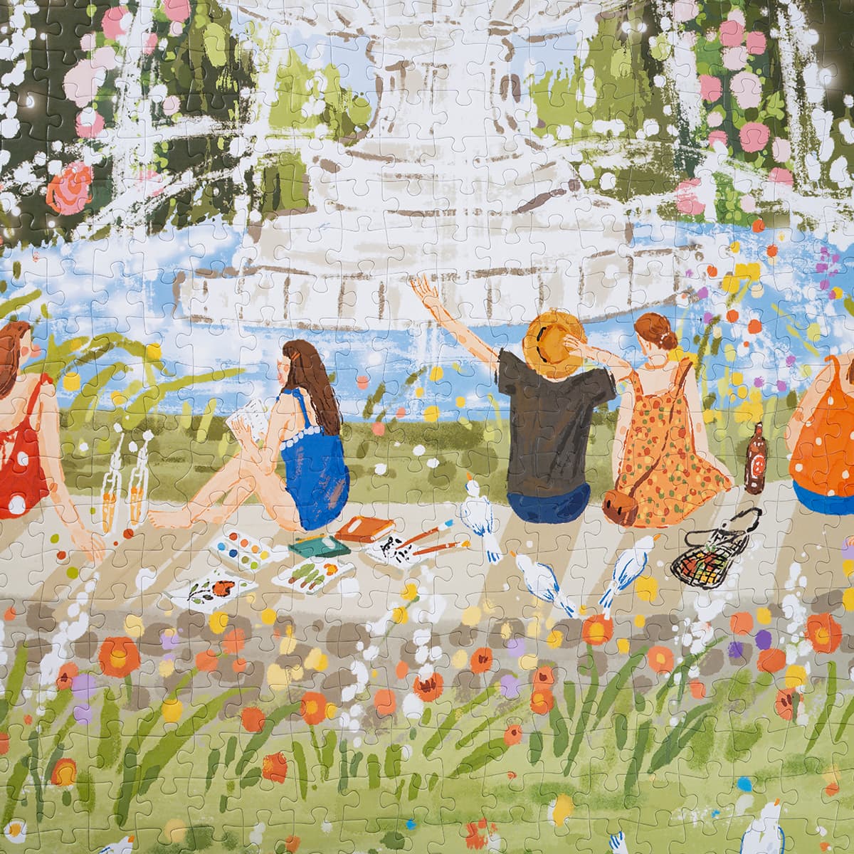 Rolife Puzzle 1000 pièces – Fontaine de l'après-midi PT001, galerie d'images 8