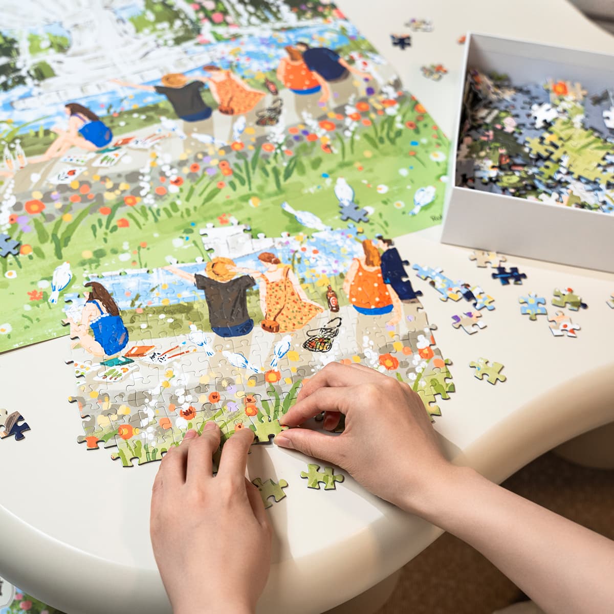 Puzzle Rolife 1000 pièces - Fontaine de l'après-midi PT001 galerie image 7