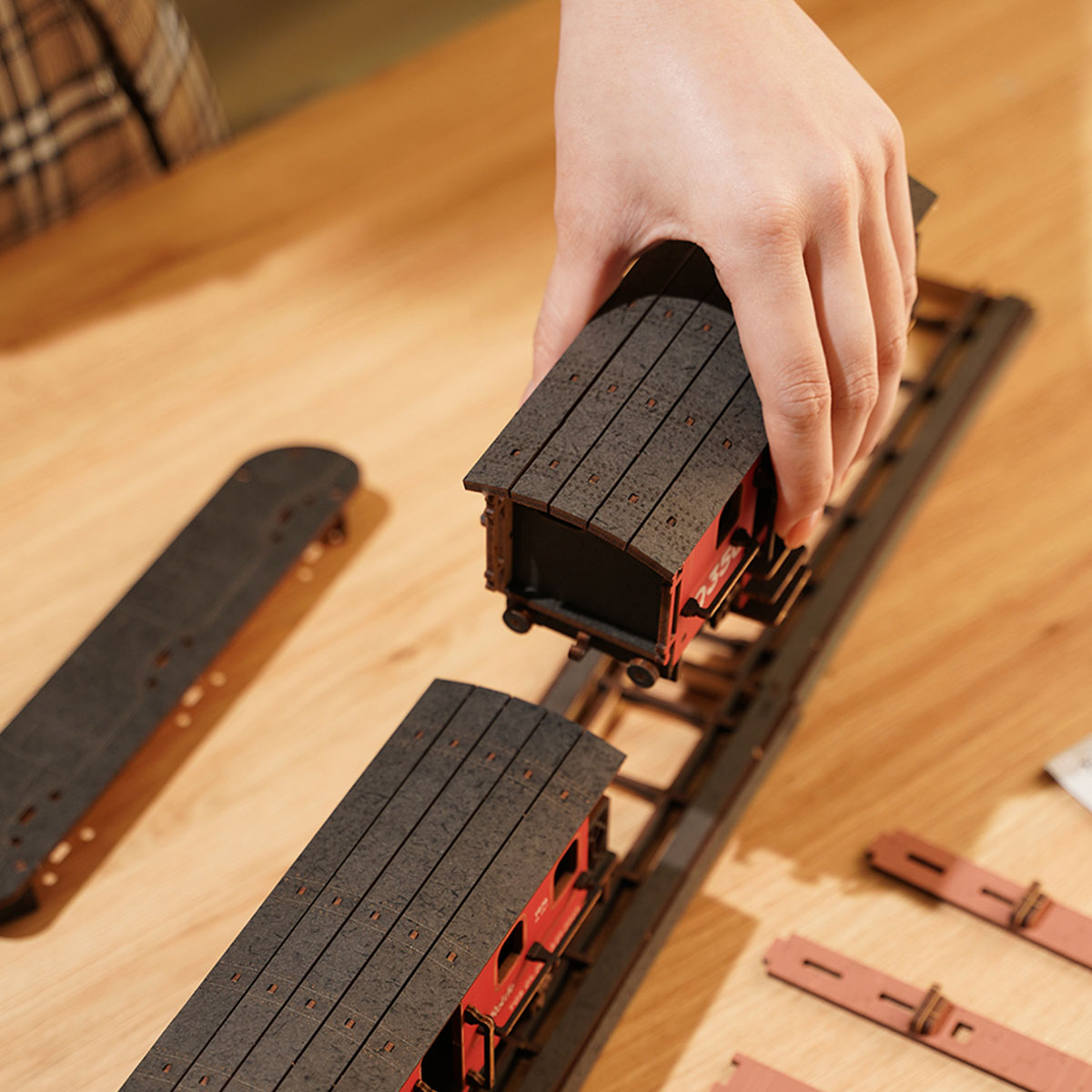 Puzzle en bois 3D Rolife - Steam Journey TGS01 galerie image 3