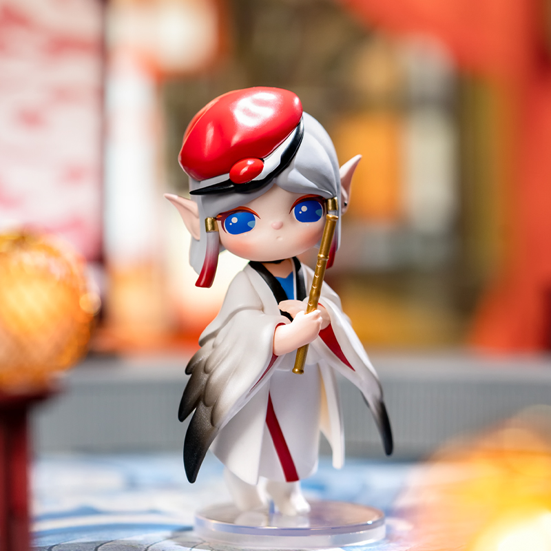 Rolife Surprise Figure Dolls - Scène en gros plan du personnage du béret des Gardiens du Paradis