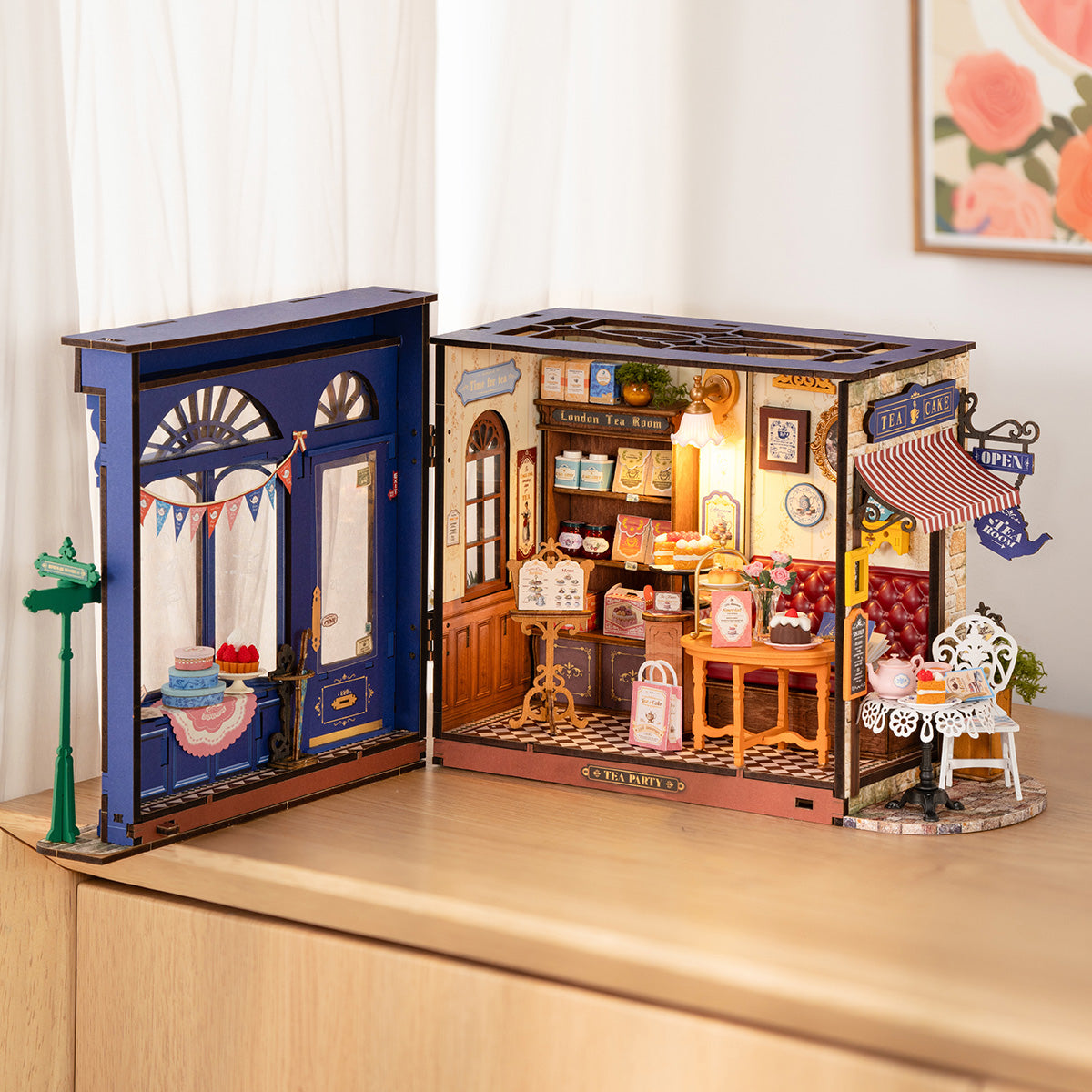Maison miniature à faire soi-même Rolife - Salon de thé de loisirs DG171, galerie d'images 4