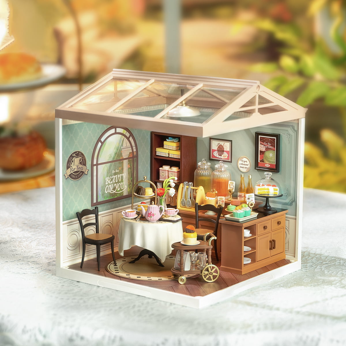 Rolife Super Creator Maison miniature 4 en 1 en forme de L, galerie image 8