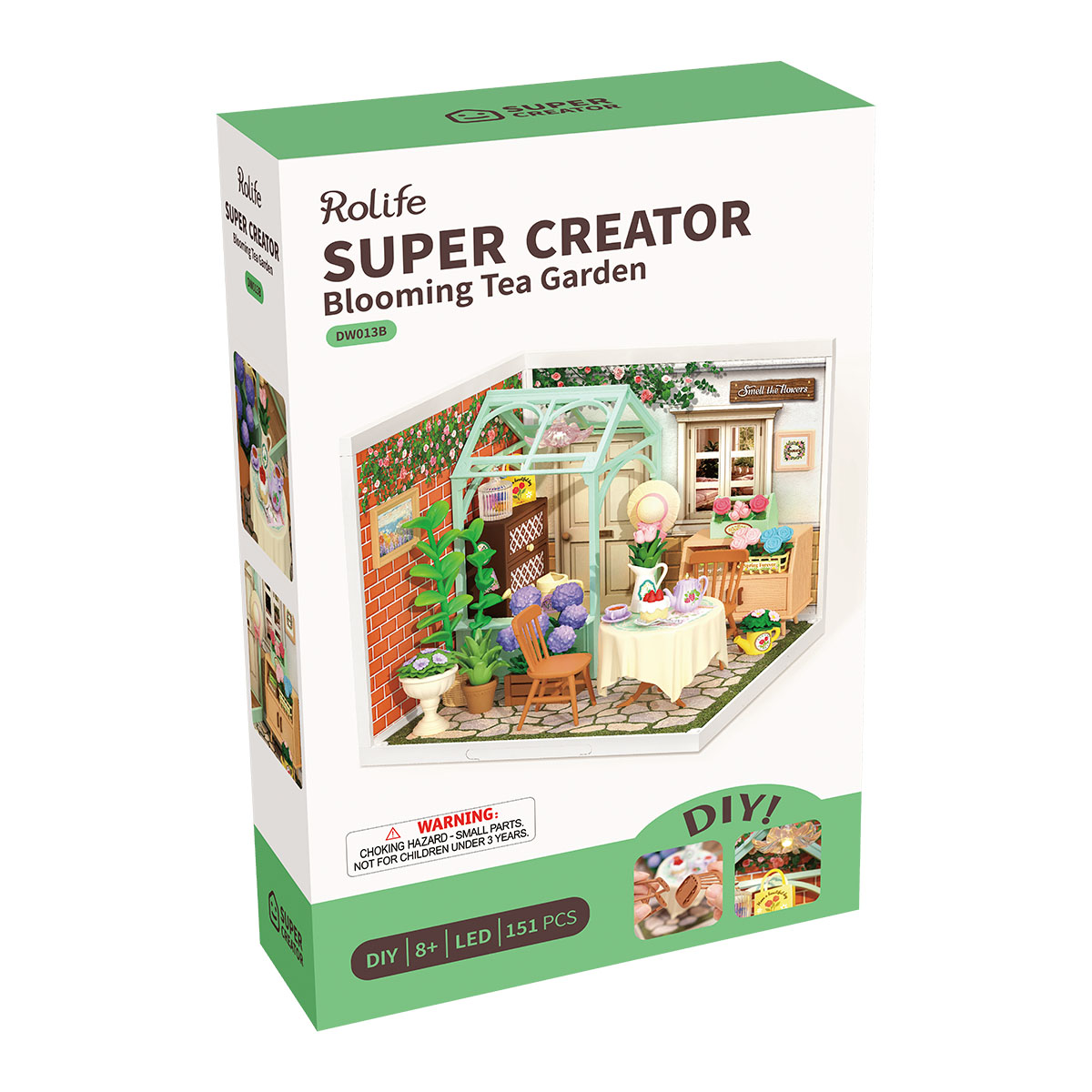 Rolife Blooming Tea Garden Super Creator Maison miniature DW013B galerie image 6