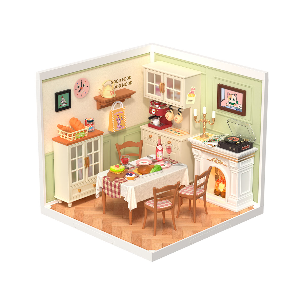 Rolife Super Creator Maison miniature 6 en 1 à six grilles, image de la galerie 6