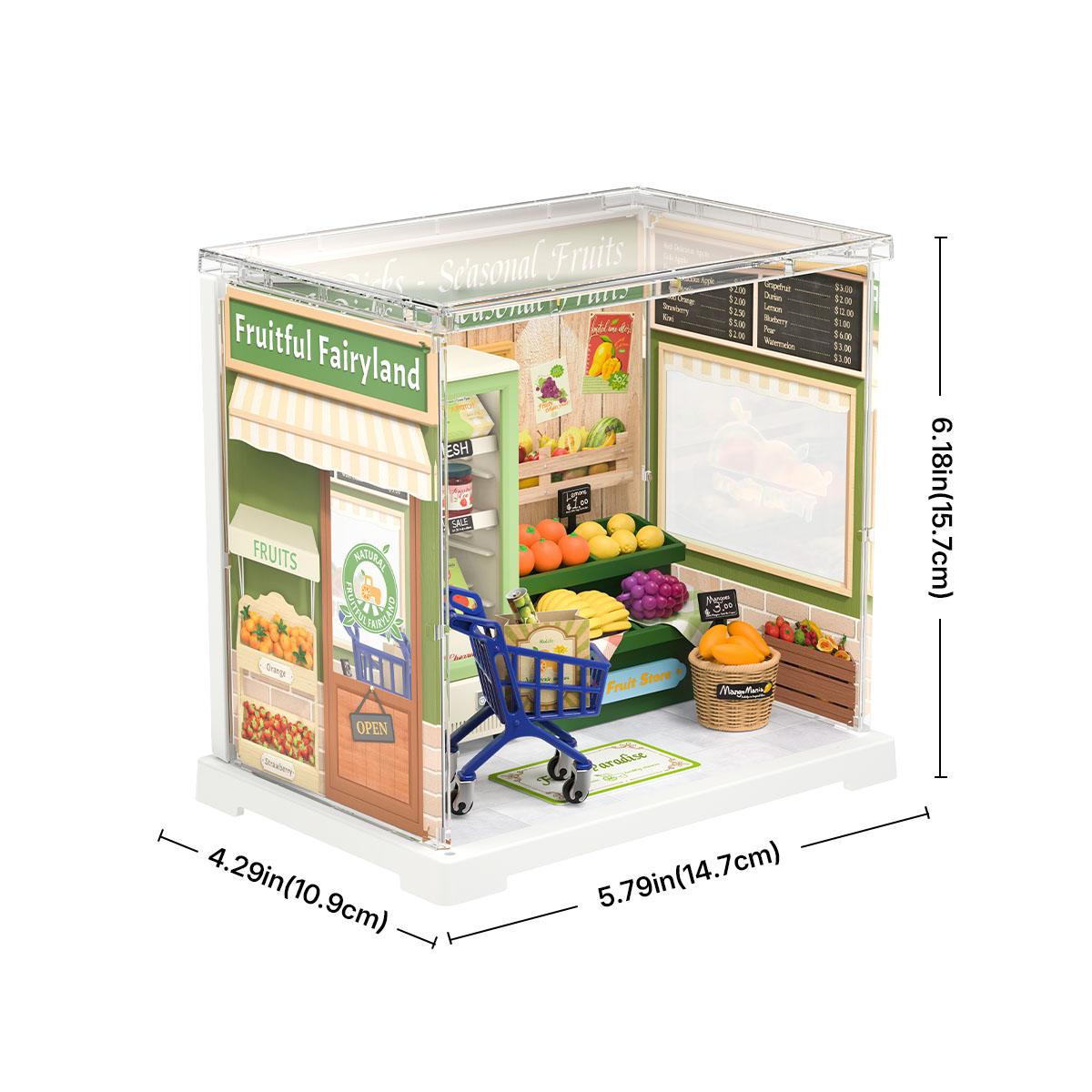 Rolife Mini Super Creator DIY Miniature House Shop Ensembles