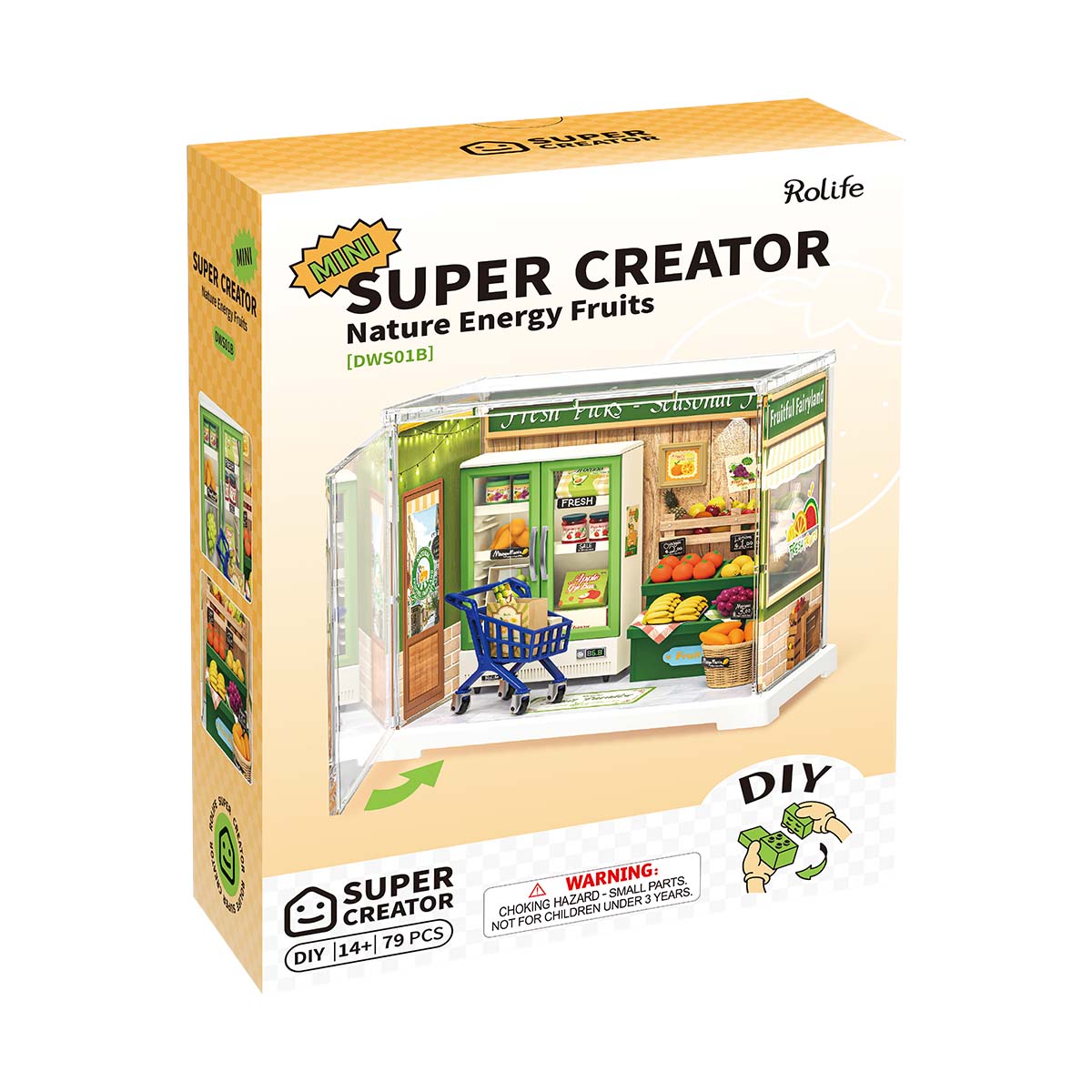 Rolife Mini Super Creator DIY Miniature House Shop Ensembles